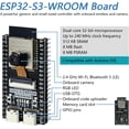 thumbnail image 3 of ESP32-S3-WROOM CAM Board, Dual-core 32-bit 240 MHz Microcontroller, Onboard Camera Wireless, Python C Code, Example Projects Tutorial, 3 of 5