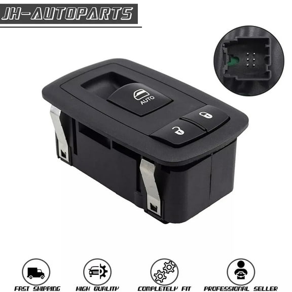 Front Passenger Side Door Lock Window Switch w/ Bezel for Dodge Challenger 15-21