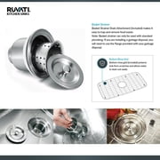 Ruvati 35 Triple Bowl Undermount 16 Gauge Stainless Steel Kitchen Sink
