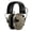 Green Patriot, variant on Walker's Razor Slim Ultra Low Profile Compact Design Adjustable Range Shooting Hunting Hearing Protection Electronic Earmuffs, Battle Brown - Patriot Series
