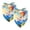 Multi-colored 2, variant on PhooArto Color Hummingbird Flower Painting Dog Bandanas, 2 Pack Soft Washable Pet Scarf Triangle for Large Dogs Puppies and Cats