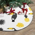 thumbnail image 3 of FMSHPON PineapplesPalm Leaves Xmas Christmas Tree Skirt Stand Mat for Holiday Party Decoration Indoor Outdoor 36 inches, 3 of 3