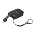 thumbnail image 4 of StarTech.com Compact USB C to VGA Adapter, 1080p 60Hz USB Type-C to VGA Video Display Converter with Keychain Ring, Active USB-C DP Alt Mode to VGA Monitor Dongle, Thunderbolt 3 Compatible USB-C Adaptateur de Porte-Clés (CDP2VGAFC) - Adaptateur - 24 Broches USB-C Mâle vers HD-15 (VGA) Femelle - Noir - support 1080p, 4 of 8