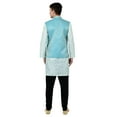 thumbnail image 5 of Sonakshi Fashion Men's Waistcoat Brocade Festive Jacquard Nehru Jacket Bandhgala, 5 of 6