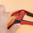 thumbnail image 2 of HAMPPLIES Capo for Ukulele Guitar Capo Metal Red for Guitar Players 1Pack, 2 of 8