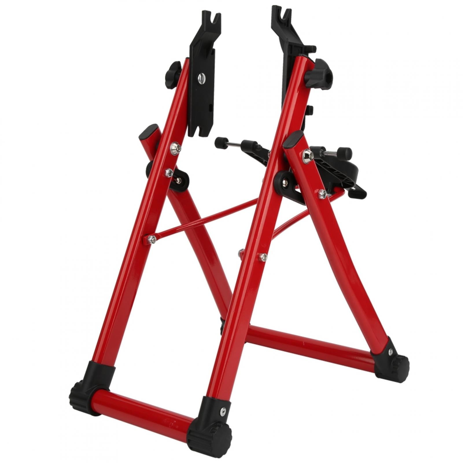 Qiilu Wheel Truing Stand,Aluminium Alloy Red Simple Convenient