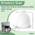 thumbnail image 3 of 10 Filtros de Agua WGCM350 de Repuesto para Cafeteras Wolf Gourmet WGCM100S, WGCM110S y WGCM120S., 3 of 5