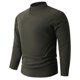 thumbnail image 3 of pstuiky Camisas de manga larga abrigadas para hombre, Suéter informal y cálido de color sólido con cuello redondo y manga larga para hombre, con base de terciopelo alemán. camisetas de hombre m, 3 of 5