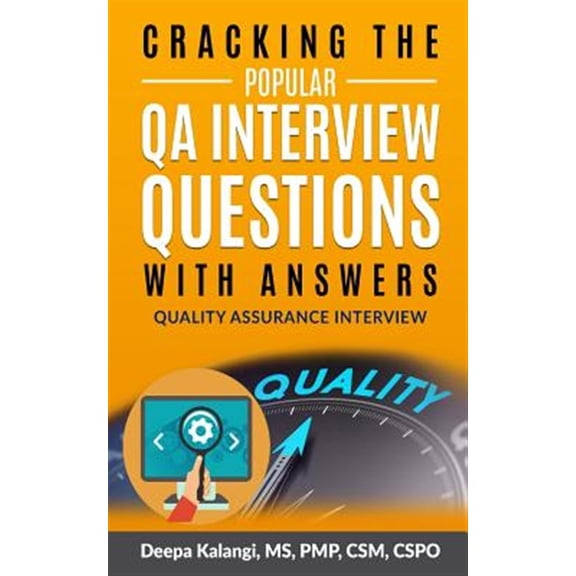 Pre-Owned Cracking the Popular Qa Interview Questions With Answer : 135 Quality Assurance / Testing Interview Questions