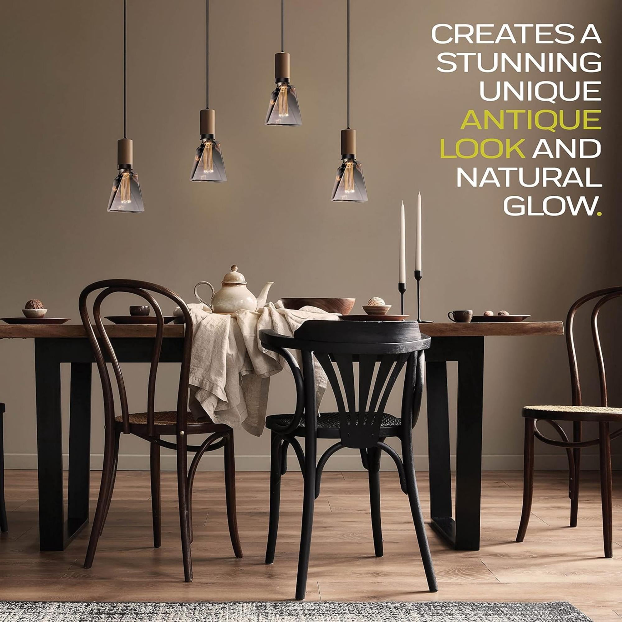 Next Glow ICE Style LED 3.5W Smokey Light Bulbs, Decorative