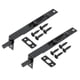 thumbnail image 1 of Cerradura de Puerta Francesa Uxcell de 6" x 0.71", Acero Inoxidable para Puerta Doble de Compuesto de Madera, Negro 2 Pcs, 1 of 6