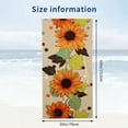 thumbnail image 2 of PHYHOO Sunflower Floral Printed Microfiber Sand Free Pool Towel Lightweight Oversized Quick Dry Absorbent Compact Travel Must Have for The Swimming, Yoga, Camping, Summer Cruise Ship E 30x60in, 2 of 8