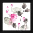 thumbnail image 2 of June Erica Vess 12x12 Black Modern Wood Framed Wall Art Titled - Snapdragon I, 2 of 6