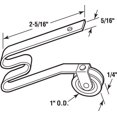 thumbnail image 2 of Prime-Line B 513 Screen Door Tension Spring with 1 inch Steel Ball Bearing Roller (2-pack), 2 of 2