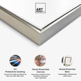 thumbnail image 4 of Blush Pink Bedroom Serenity Pair Canvas Print Fashion Wall Decor by Art Remedy, Silver Frame, 20 x 20, 4 of 6