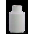 thumbnail image 1 of Urban Trends Collection 40410 Small Ceramic Round Vase with Neck, White, 1 of 1