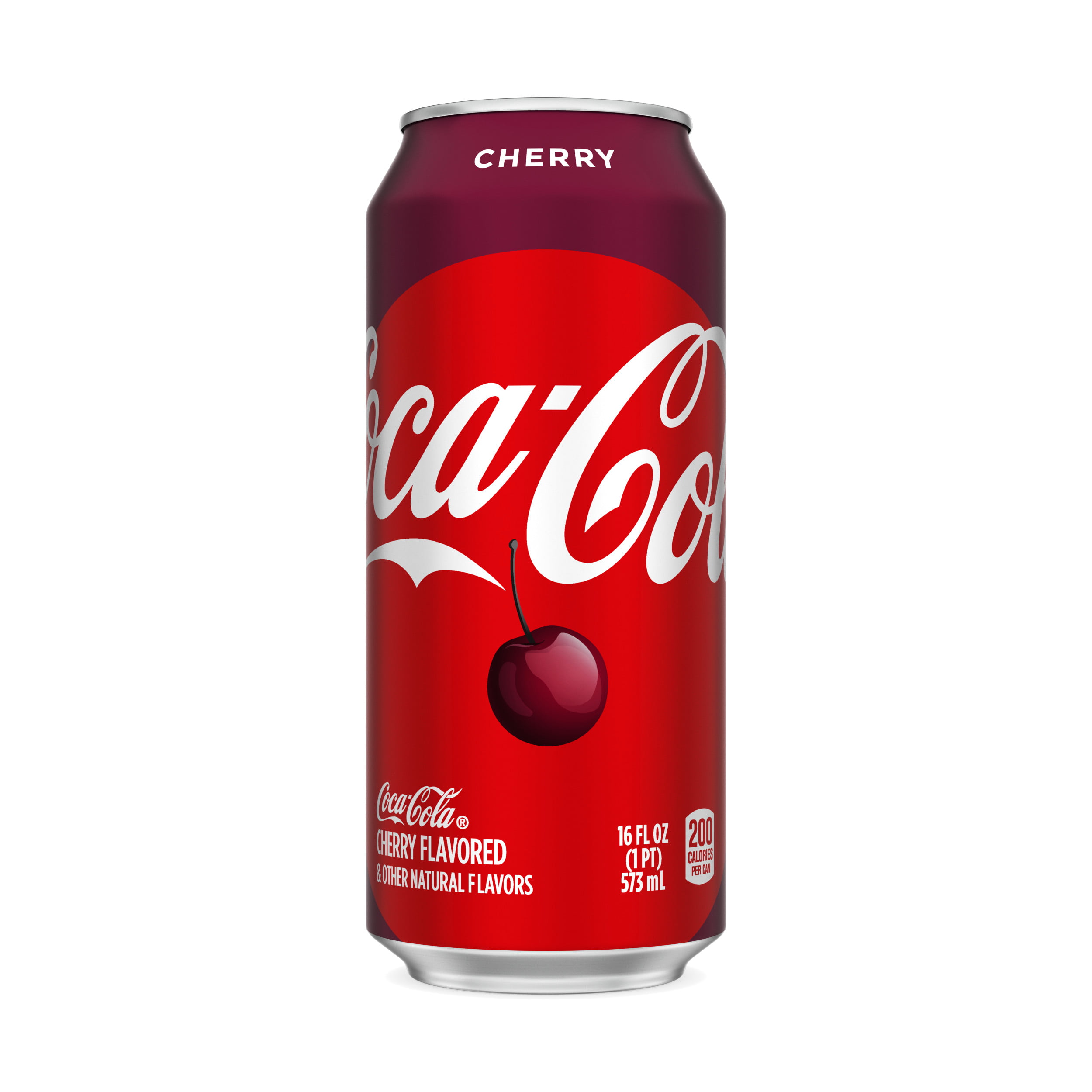 Coca-Cola Cherry Soda Soft Drink, 16 fl oz - Walmart.com ...