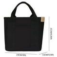 thumbnail image 4 of Fmbmuo Canvas Tote Organizer -9*5.9*8.26in Large Capacity Tote Bag (8 Colors), 4 of 4