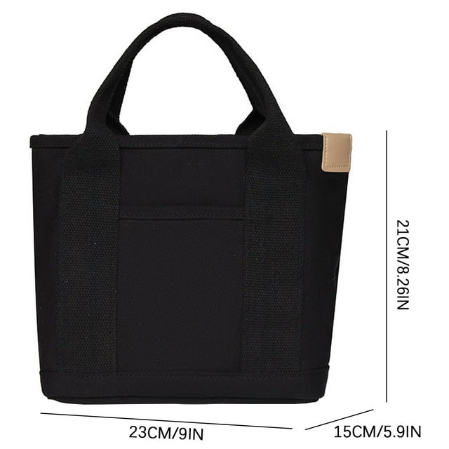 CEHVOM Sac en Toile Mode Sac Fourre-Tout Sac de Rangement Sac à Main à Multiples Poches Sac à Poignée Liquidation