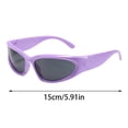 thumbnail image 2 of Gytml Wrap Around Polarized Sports Sunglasses For Men Women, Uv400 Protection, Lightweight Shades For Driving, Fishing & Outdoor Activities(Black3-15Cm), 2 of 3