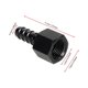 thumbnail image 2 of 6AN Straight Swivel Hose Fitting, Anodized Aluminum, 6AN Female to 3/8' Barb Fitting, Straight Swivel for Oil, Fuel, Liquid, Black, 2 of 4