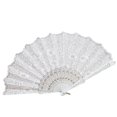 thumbnail image 3 of Lubelski Exquisite Floral Pattern Cloth Cover Hanging Loop Design Folding Fan Cheongsam Hanfu Show Hand Fan Clothing Accessories, 3 of 8