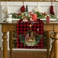 thumbnail image 5 of Luckky Christmas Table Runner 13x72 Inch, Xmas Trees Snowflakes Winter Holiday Decorative Farmhouse Table Decorations for Kitchen Dinning, Indoor Outdoor Dinner Party Decor, 5 of 7