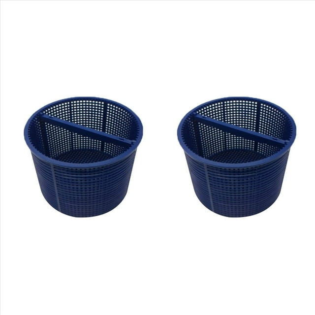 2X SPX1082CA Replacement for Automatic Skimmer Basket Swimming Pool Cleaning Tool Accessories,2 x Pool Filter Basket,Blue