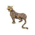 thumbnail image 1 of Broche vintage con diseño de leopardo con detalles de strass, 1 of 3