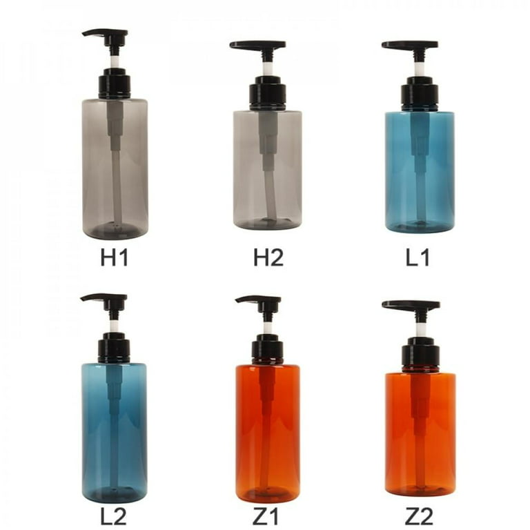 Brown Glass Bath Shampoo Bottle Scandinavian Press Pump Liquid Conditioner  Storage Bottle Travel Lotion Soap Organizer