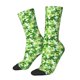 thumbnail image 1 of Fotbe Happy St. Patrick's Day Calcetas Largas con Estampado para Hombre y Mujer – Calcetas de Compresión Transpirables y Elásticas, Viajar y Uso Diario Talla 5-11, 1 of 6