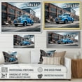 thumbnail image 4 of Designart "Industrial Drive Blue Pickup Truck Exploration I" Transportation Canvas Wall Art, 4 of 5
