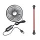 thumbnail image 3 of Ventilador Coche Manguera Giratoria 360 ​​grados Circulación Aire Enfriador USB para Camión RV SUV, 3 of 9