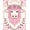 Pink, Pattern 1, variant on ODIKA 2x3 Machine Washable Non-Slip Area Rug, DIY Latch Hook Kit Highland Cattle with Floral Needlework High Traffic Rug, Pink, 745033