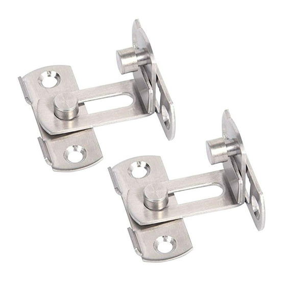 STRANDCHIC Durable Stainless Steel Right Angle Door Latch for Door Security 2Pcs