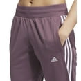 thumbnail image 3 of adidas Womens 3-Stripes Jogger Pant (Shadow Fig/White, Large), 3 of 4