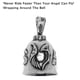 thumbnail image 5 of Bell Angel Wing Knight Bell Letters Keychain Motorcycle Bike Riding Guardian Bell, 5 of 5