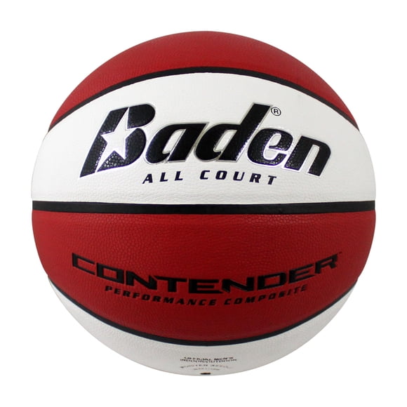 Baden Contender Baloncesto Compuesto Intermedio (28,5 Pulgadas) Rojo/Blanco 28,5 Pulgadas