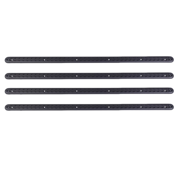 L Track 1M Aluminum Cargo Control L Track Tie Down Rail System with 8 O Ring Fittings for Motorcycles ATVs Trucks Trailers