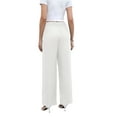 thumbnail image 5 of Uvplove Women's Work Trousers Loose Wide Leg Business Pants Breathable Suit Pants White-S, 5 of 8