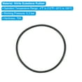 thumbnail image 4 of Uxcell 25x23x1mm Nitrile Rubber O Rings Metric Sealing Gasket, Black 100 Pack, 4 of 6