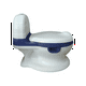 thumbnail image 2 of Baño Entrenador Bacinica The Baby Shop  con sonido, asiento acojinado y antiderrapante Azul, 2 of 7