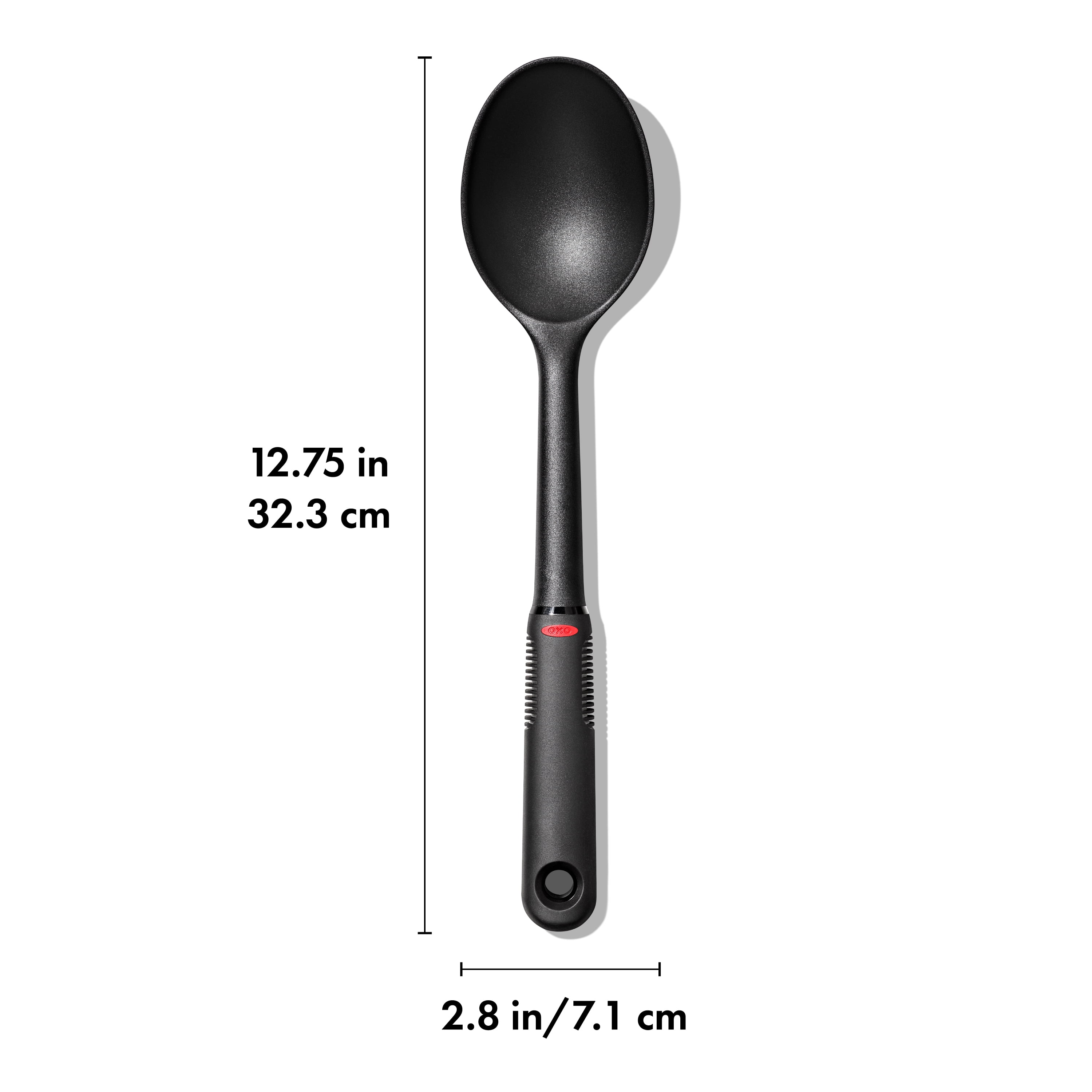OXO Softworks 13" Nylon Cooking Spoon, Black