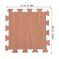 thumbnail image 2 of IFANLANDOR 12PCS Brown Interlocking Floor Mats Non Slip for Yoga Sessions, 2 of 8