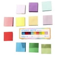 thumbnail image 2 of Sticky Notes Set | 11 Colors | Self-Adhesive Memo Pads | To-Do List Planner Sheet | Removable Colored Sticky Note Pads | Reusable Paper Notes | 1.5x1.5 Inch | Office & Home Organization, 2 of 6