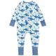 thumbnail image 4 of Cowsor Onepiece Romper Baby Boy Girl Newborn Zip Up Outfit Long Sleeve Rollover cuffs, 4 of 7