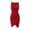 RD2, variant on Women's Sexy V-Neck Sleeveless Wrap Pleat Solid Color Party Dress