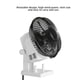 thumbnail image 3 of Mini Ventilador De Manicura, Diseño Giratorio, 2 Velocidades De Viento Ajustables, Alta Potencia, Bajo Nivel De Ruido, Con Alta Velocidad De Rotación, Para, 3 of 7