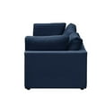 thumbnail image 5 of Kaelynn Sofa Navy Blue Linen Upholstered 3-Seat, 5 of 8