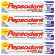 Pack of (4) Pepsodent Complete Care Toothpaste Original Flavor, 5.5 oz